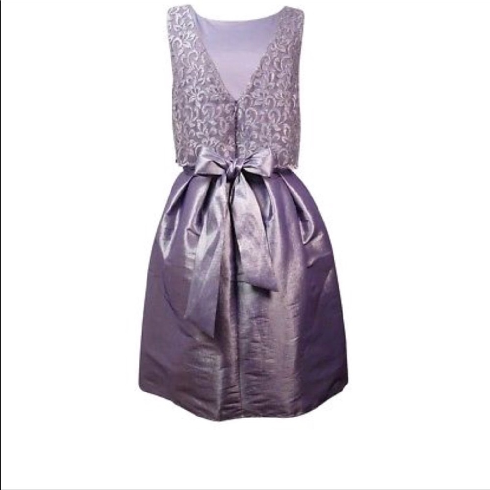 R&M Richards Lace Popover Dress